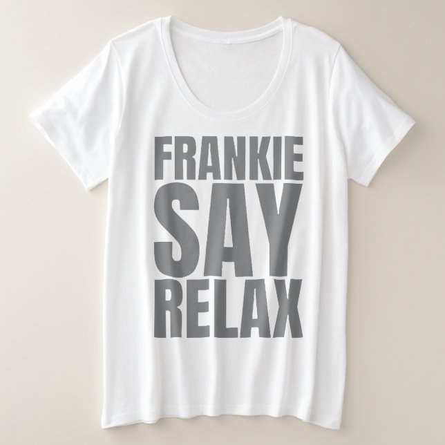 Frauen Frankie Say Relax Tshirt (Design vorne)