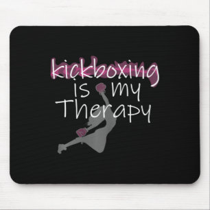 Frauen Frauen Kickboxen Ist Meine Therapie , Kickb Mousepad