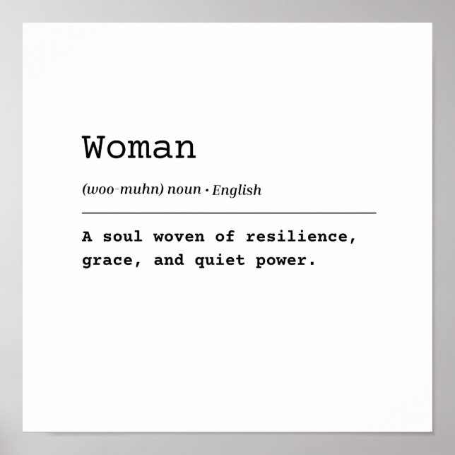 Frauen - Frauen mit Stärke Poster (Vorne)