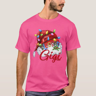 Frauen Frauen Seligen Gigi Weihnachtsmannmütze Xma T-Shirt