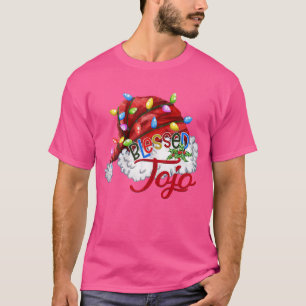 Frauen Frauen Seligen Jojo Weihnachtsmannmütze Xma T-Shirt