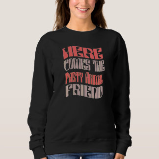 Frauen Freund Party Tier Retro passend Junggeselli Sweatshirt