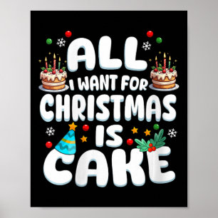 Frauen froh zum Geburtstag Weihnachten Weihnachten Poster