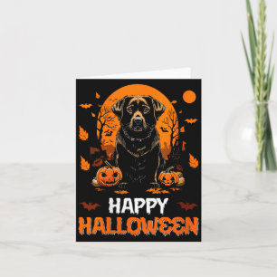 Frauen Frohes Halloween Hund 2 Karte