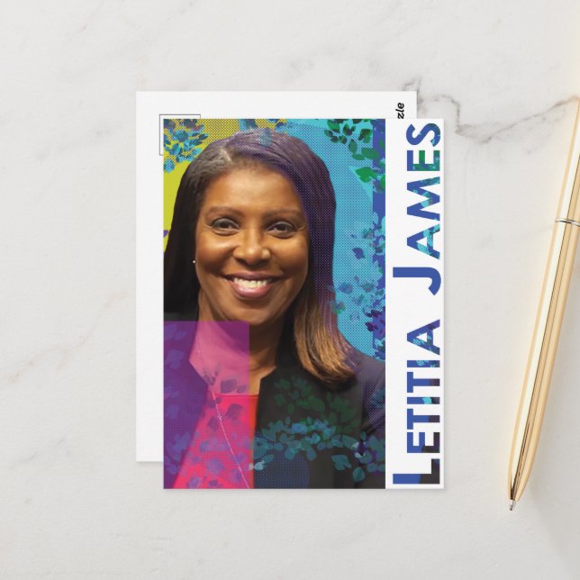 Frauen Führungspersönlichkeiten Postkarte (Vorderseite/Rückseite Beispiel)