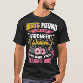 Frauen Funny Christlich Wertschätzung Pastors Ehef T-Shirt