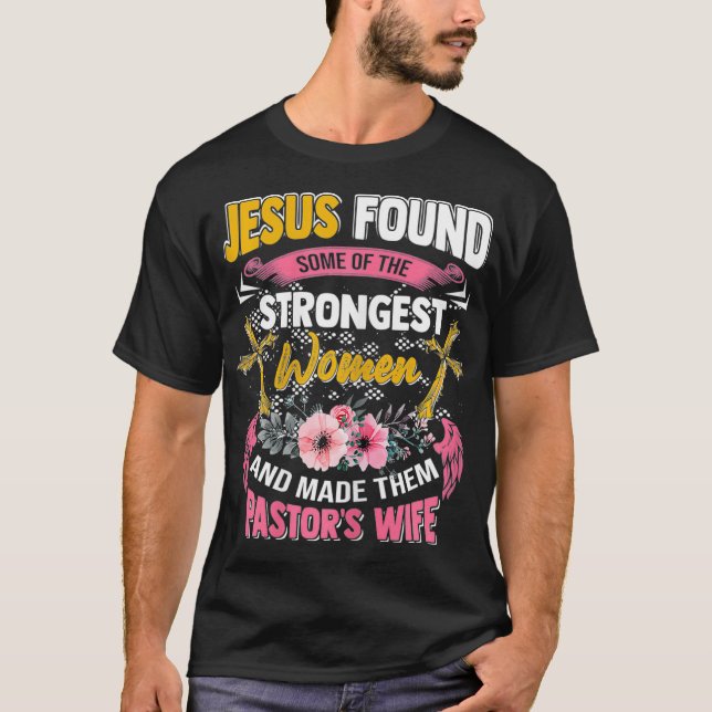 Frauen Funny Christlich Wertschätzung Pastors Ehef T-Shirt (Vorderseite)