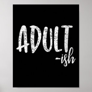 Frauen Funny Geburtstag Geschenk Shirt für 18 Jahr Poster