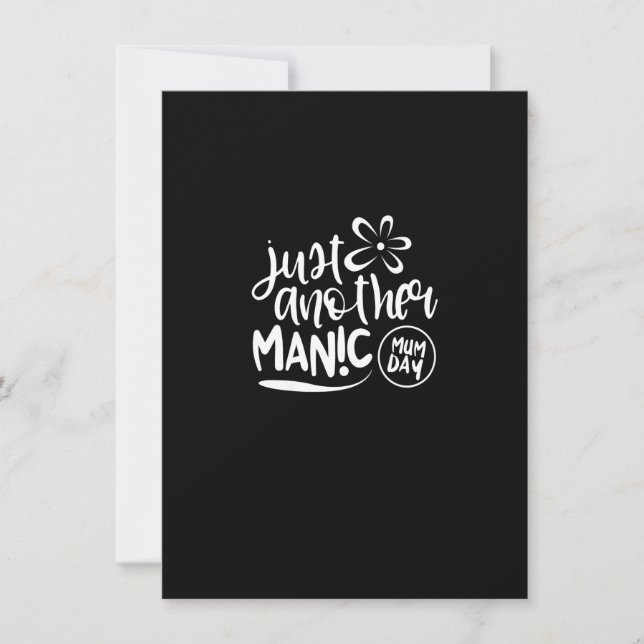 Frauen Funny Mama Ehefrau Geburtstag Weihnachten M Einladung (Vorderseite)