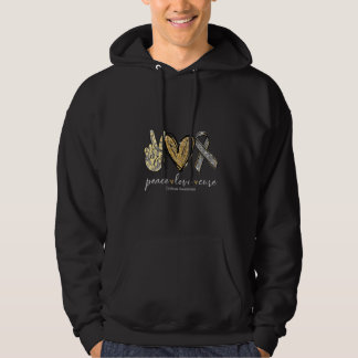Frauen Funny Peace Liebe Heilung Dyslexie Bewussts Hoodie