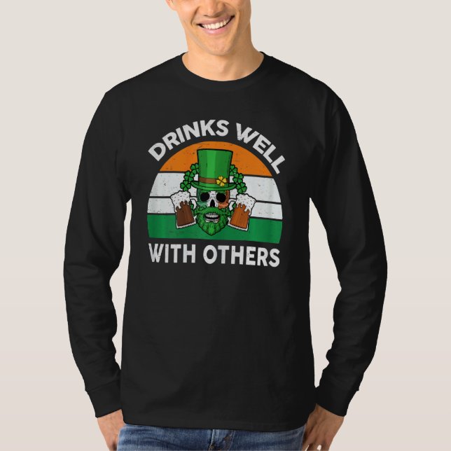 Frauen Funny St Patricks Day Drinks gut T-Shirt (Vorderseite)