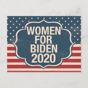 Frauen für den Biden 2020 Postkarte