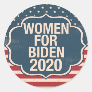 Frauen für den Biden 2020 Runder Aufkleber