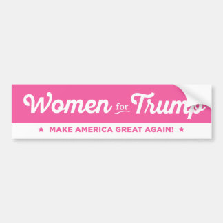 Frauen für Donald TrumpAutoaufkleber 2016 Autoaufkleber
