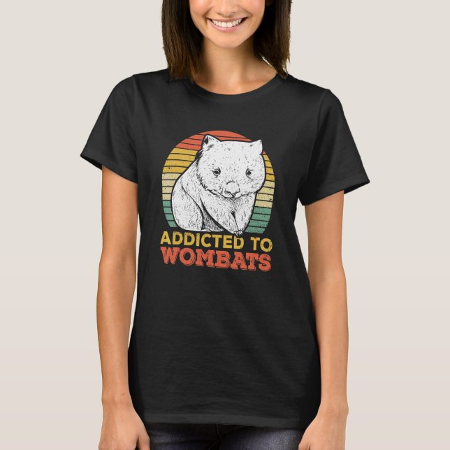 Frauen für eine Wombat zugesetzt T-Shirt (Vorderseite)