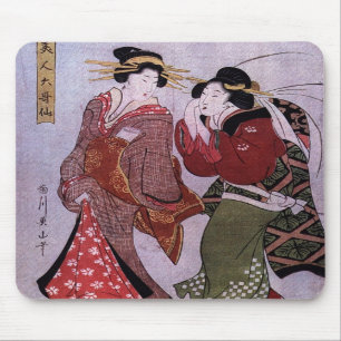 Frauen für einen Spaziergang Mousepad