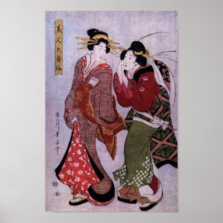 Frauen für einen Spaziergang Poster