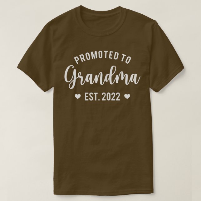Frauen für Großmutter 2022 befördert  T-Shirt (Design vorne)