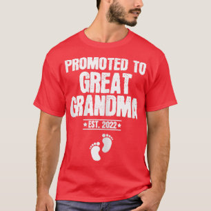 Frauen für Großmutter 2022 Familie Pregn befördert T-Shirt