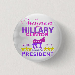 Frauen für Hillary Clinton-Präsidenten Button