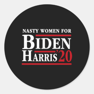 Frauen für Joe Biden Kamala Harris 2020 gegen Trum Runder Aufkleber