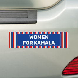 Frauen für Kamala Autoaufkleber