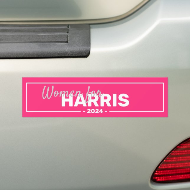 Frauen für Kamala Harris 2024 Autoaufkleber (Auf Auto)