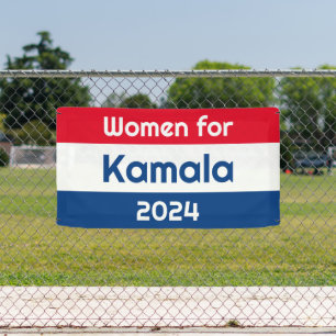 Frauen für Kamala Harris 2024 Big Banner