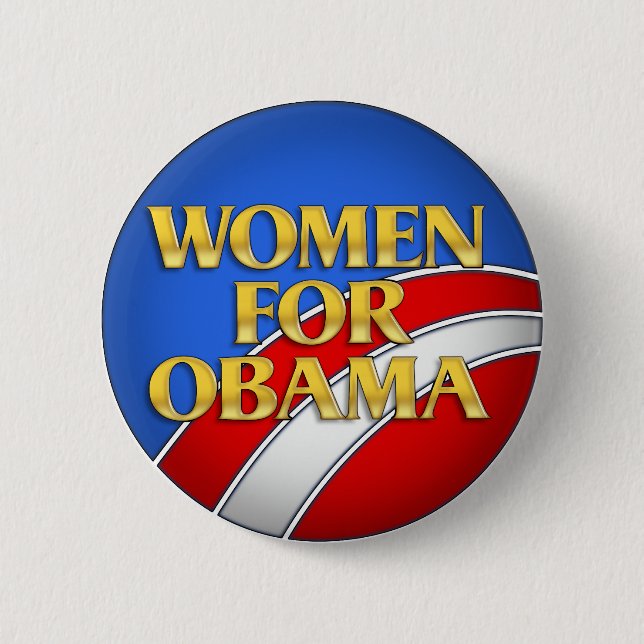 Frauen für Obama Button (Vorderseite)