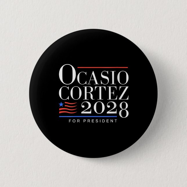Frauen für Präsident 2028 Button (Vorderseite)