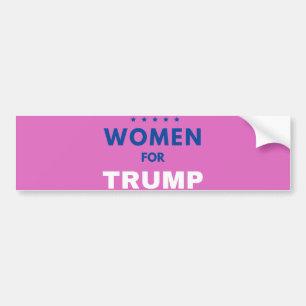 Frauen für Trump Autoaufkleber