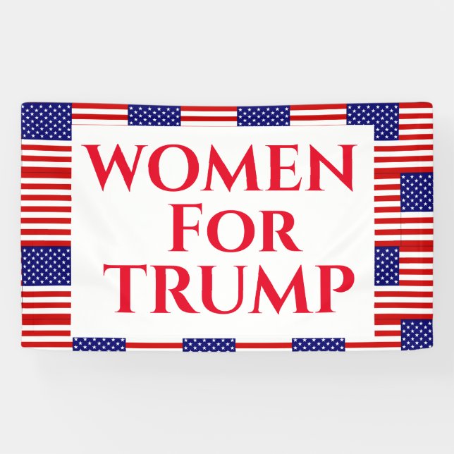 FRAUEN FÜR TRUMP BANNER (Horizontal)