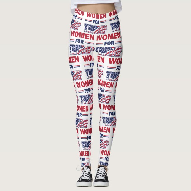 Frauen für Trump Behielt Amerika Große Leggings (Vorderseite)