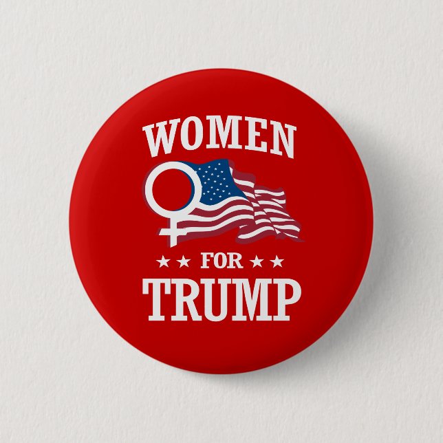 FRAUEN FÜR TRUMP BUTTON (Vorderseite)
