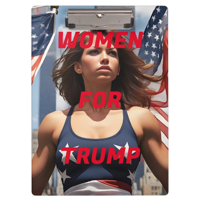 FRAUEN FÜR TRUMP KLEMMBRETT (Vorderseite)