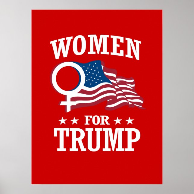 FRAUEN FÜR TRUMP POSTER (Vorne)