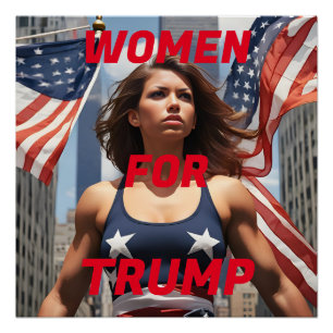 FRAUEN FÜR TRUMP POSTER