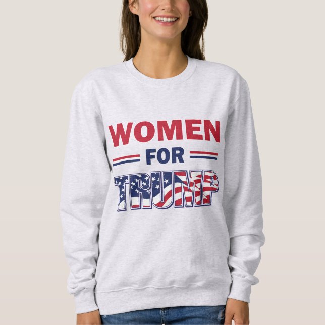 Frauen für Trump Sweatshirt (Vorderseite)