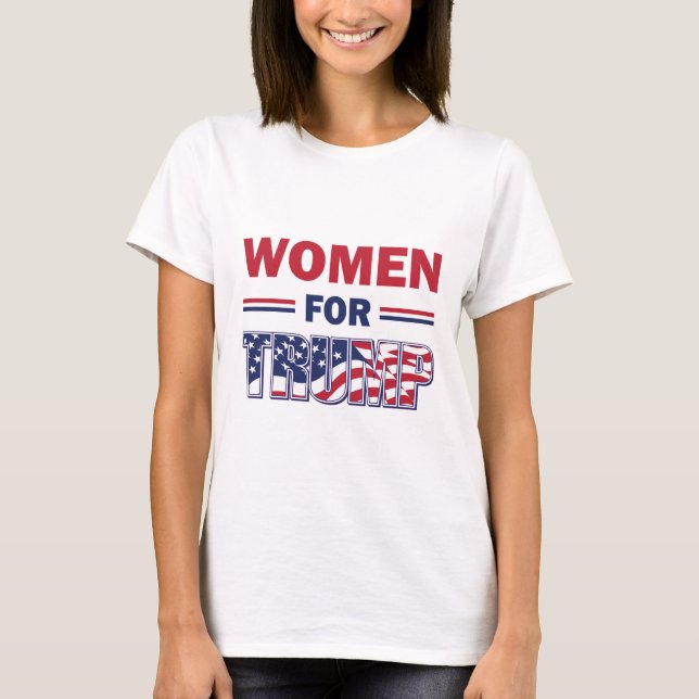 Frauen für Trump T-Shirt (Vorderseite)