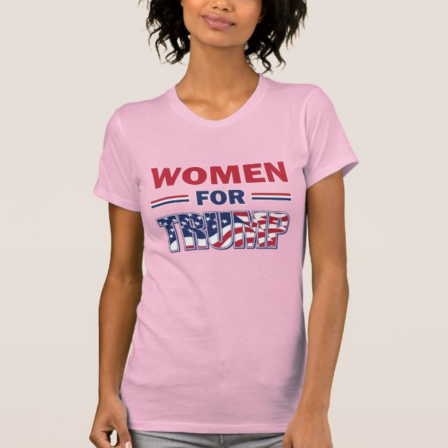 Frauen für Trump T-Shirt (Vorderseite)