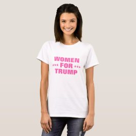 Frauen für Trump-Wahl MAGA Pink T-Shirt