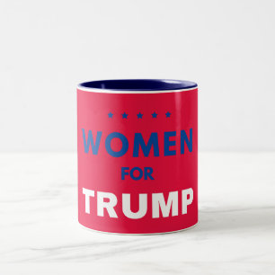 Frauen für Trump Zweifarbige Tasse