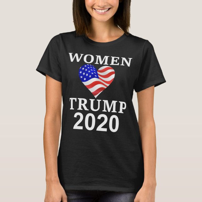 Frauen für Trumpf-Herz 2020 T-Shirt (Vorderseite)