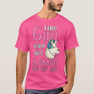 Frauen geben diesem Mädchen wirklich Lieben Llamas T-Shirt