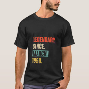 Frauen Geburtstag März 73. Dekoration 73 Jahre alt T-Shirt