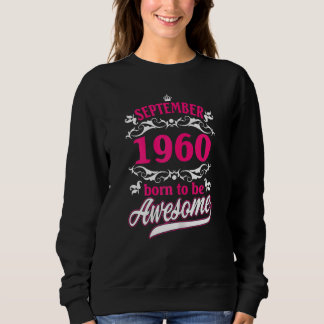 Frauen Geburtstag Vintage Bekleidung September 196 Sweatshirt