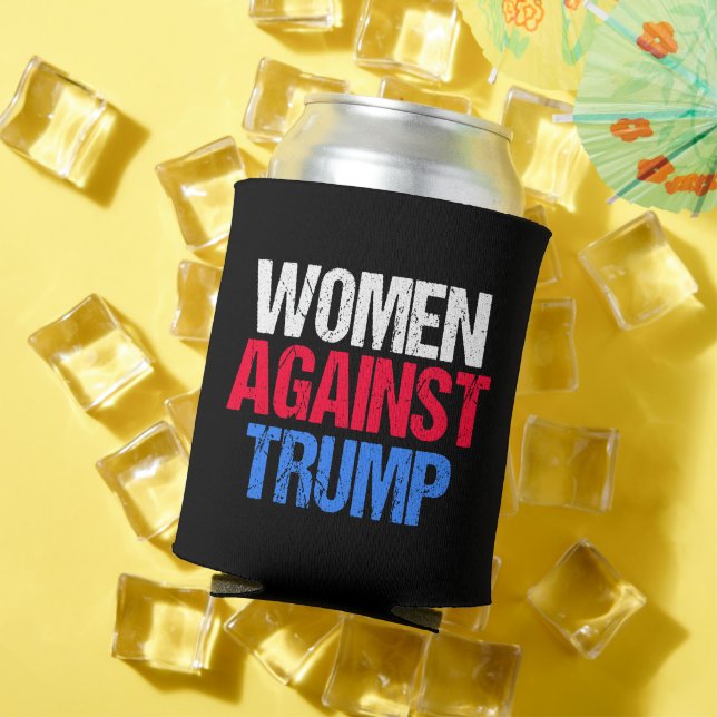 Frauen gegen Trump 2024 Wahl schwarz Dosenkühler (In Situ Sommer)