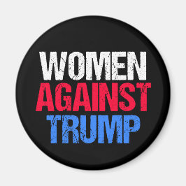 Frauen gegen Trump 2024 Wahl schwarz Magnet