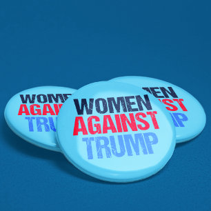 Frauen gegen Trump Button