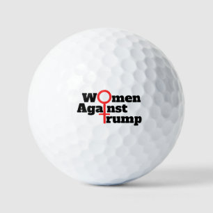 Frauen gegen Trump Golf Balls Golfball